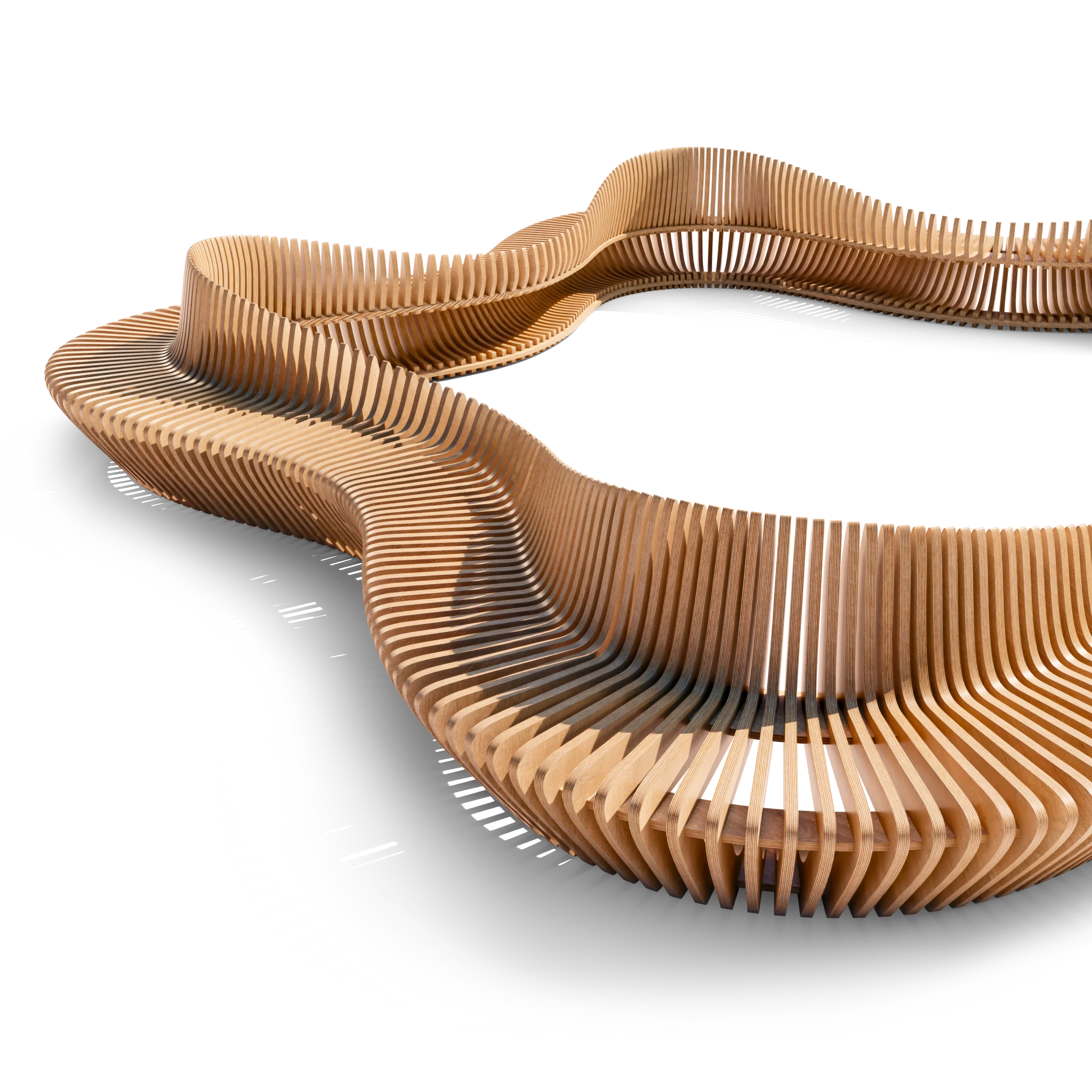 Parametric Bench Cinquefoil