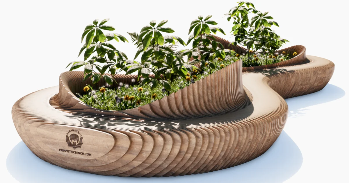 Infinity Shape Bench Parametric Bench #1 in the World