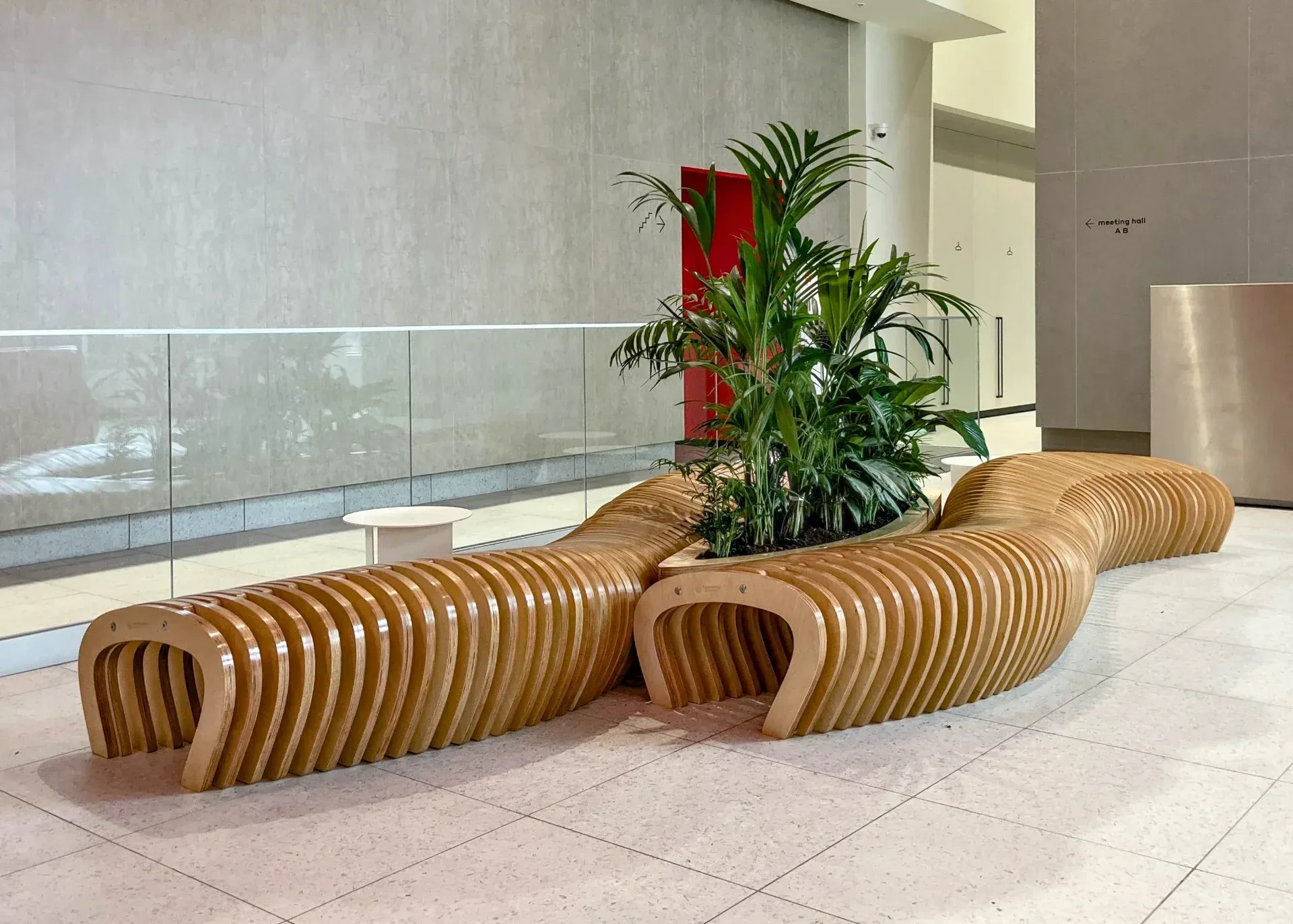 Parametric Bench G-Island for business centre