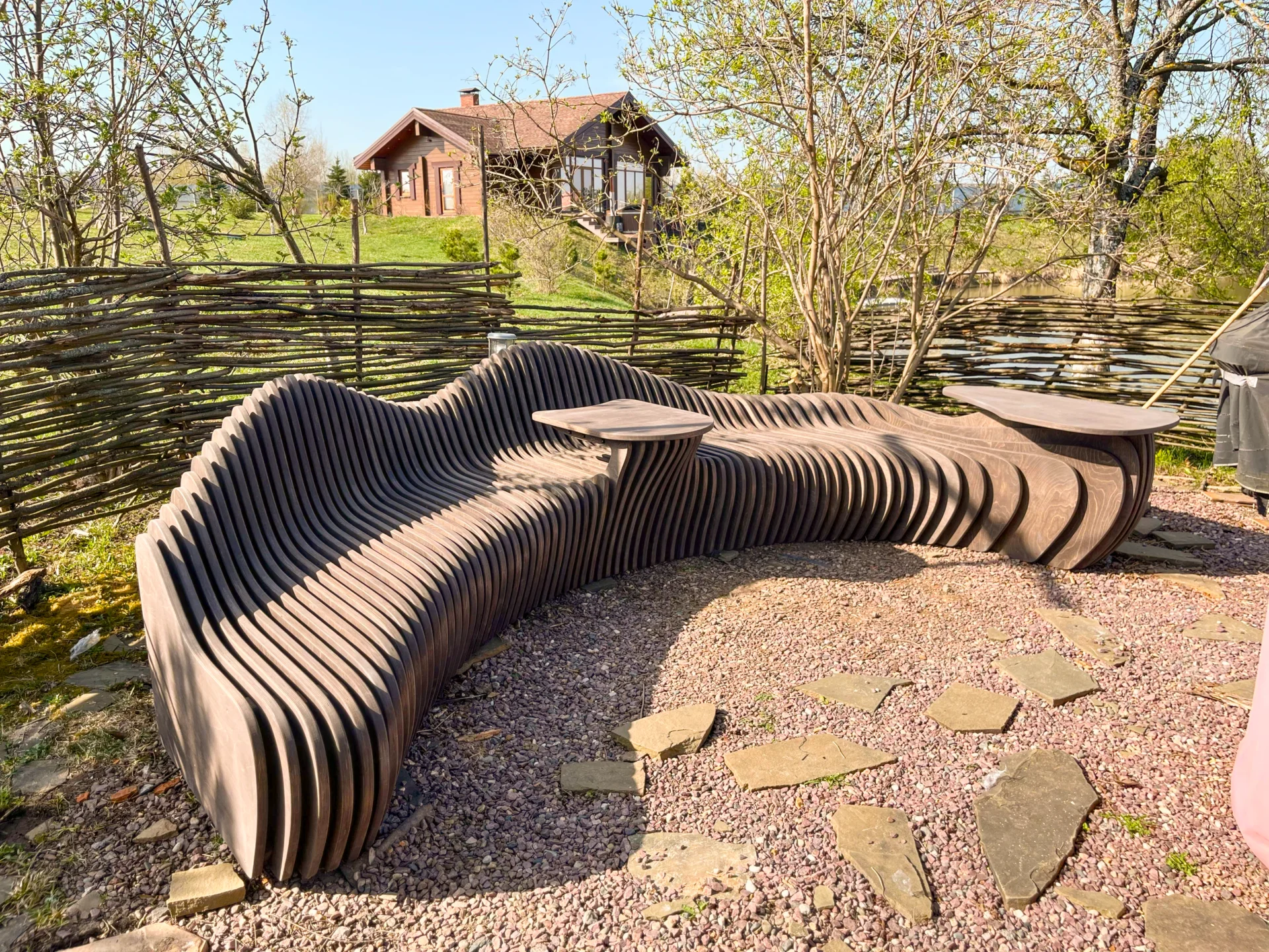 Bench Arch WT-3.4 for сountry house