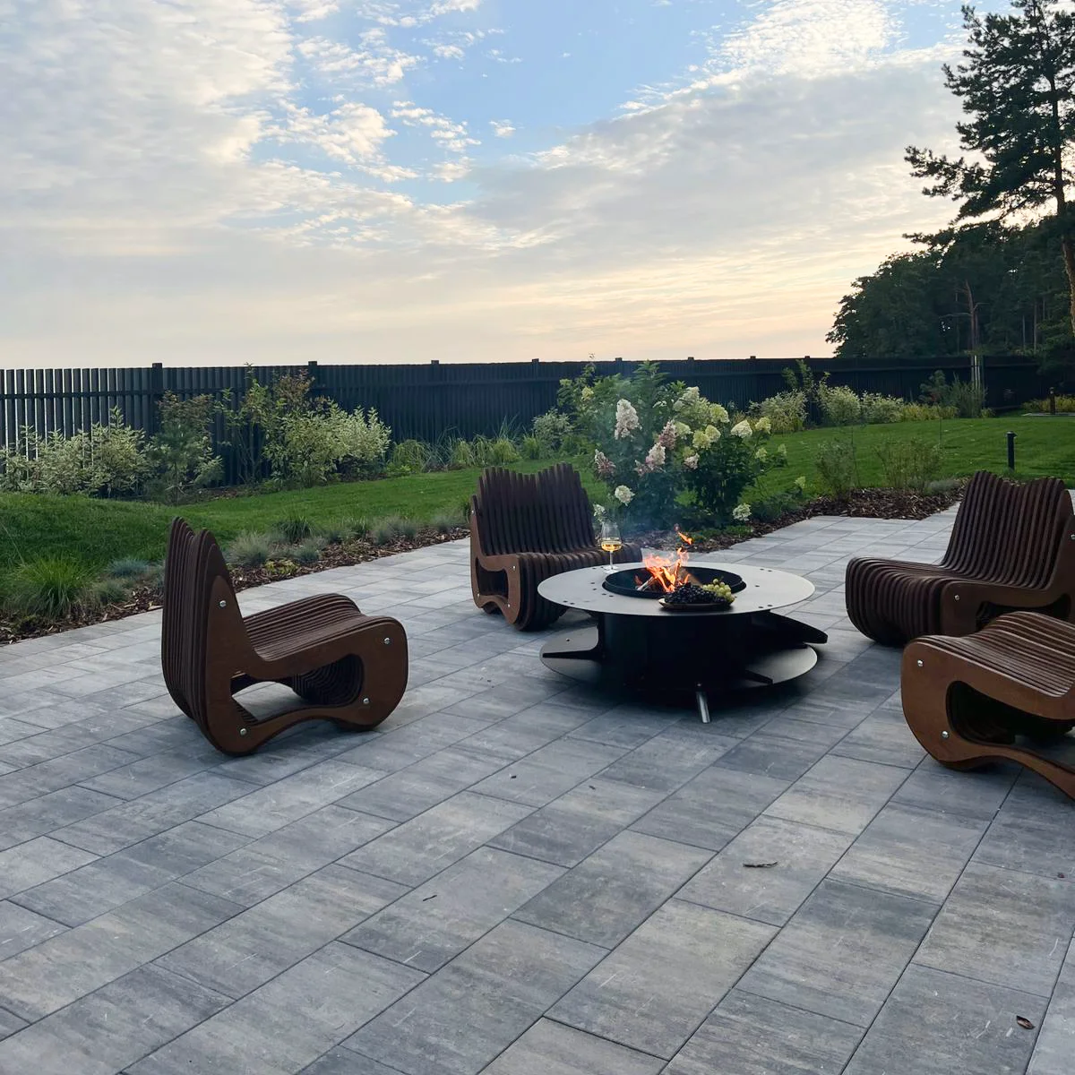 Armchairs Butterfly for the recreation area