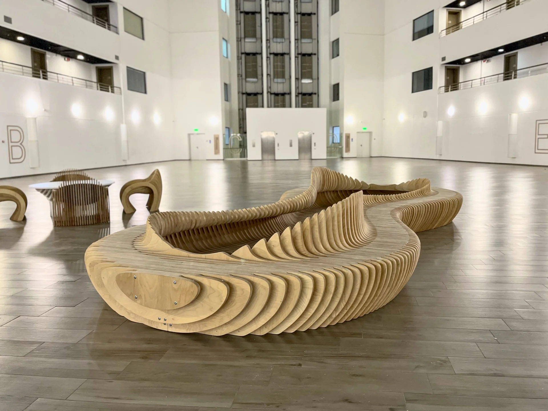 Parametric Bench Infinity for residential complex