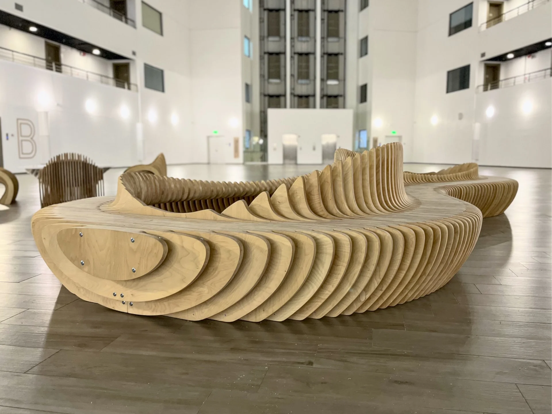 Parametric Bench Infinity for residential complex