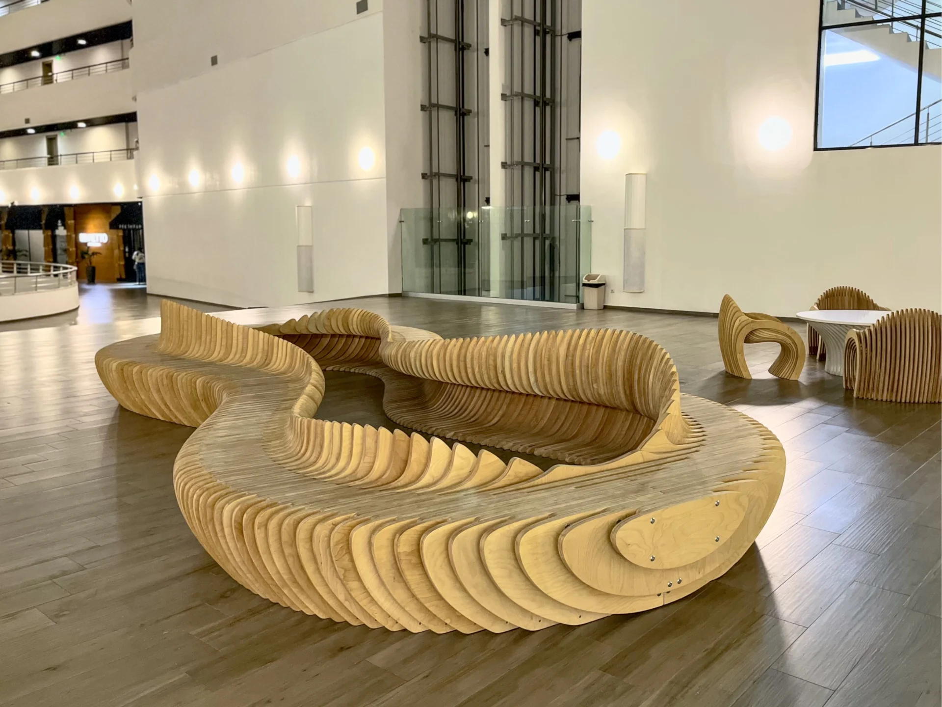 Parametric Bench Infinity for residential complex