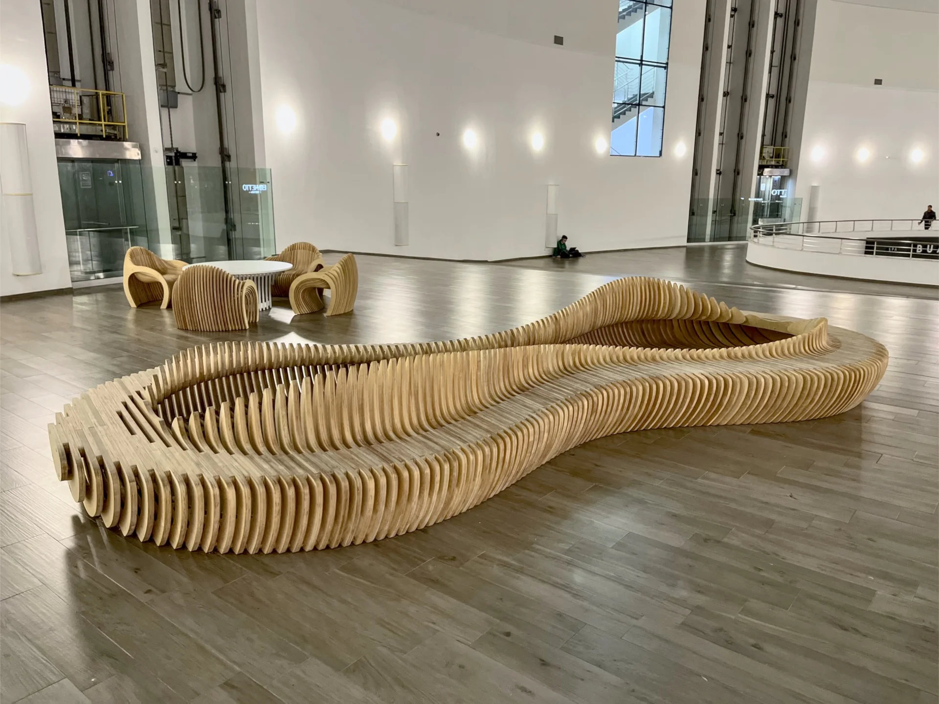 Parametric Bench Infinity for residential complex