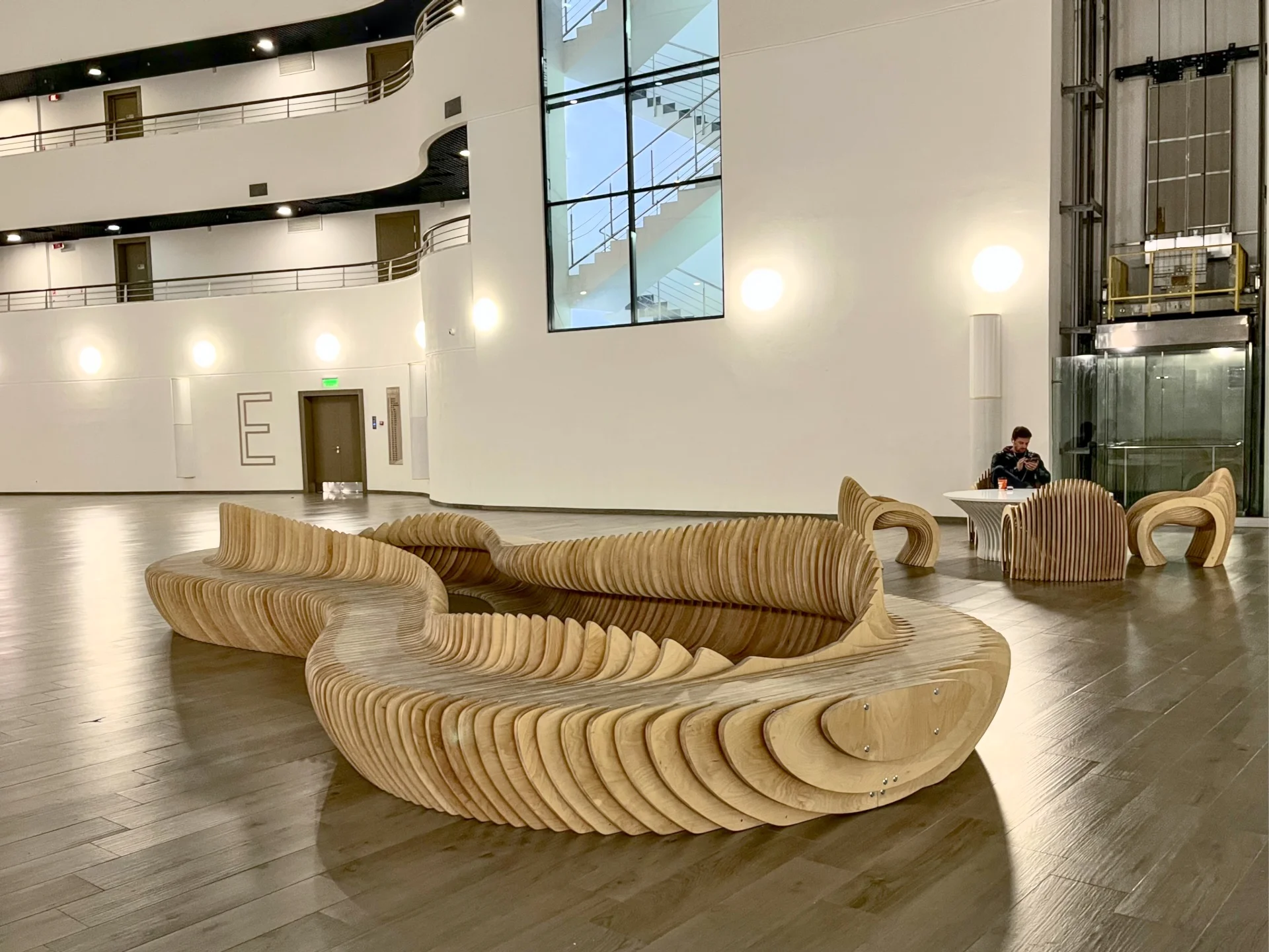 Parametric Bench Infinity for residential complex