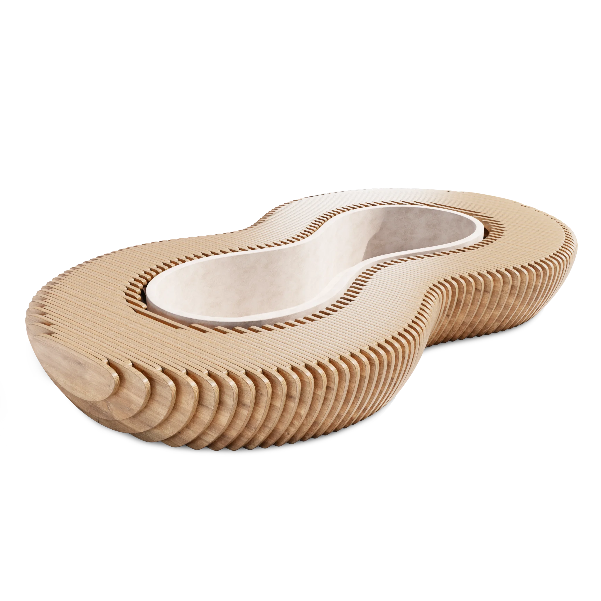 Parametric Bench Mobius NB