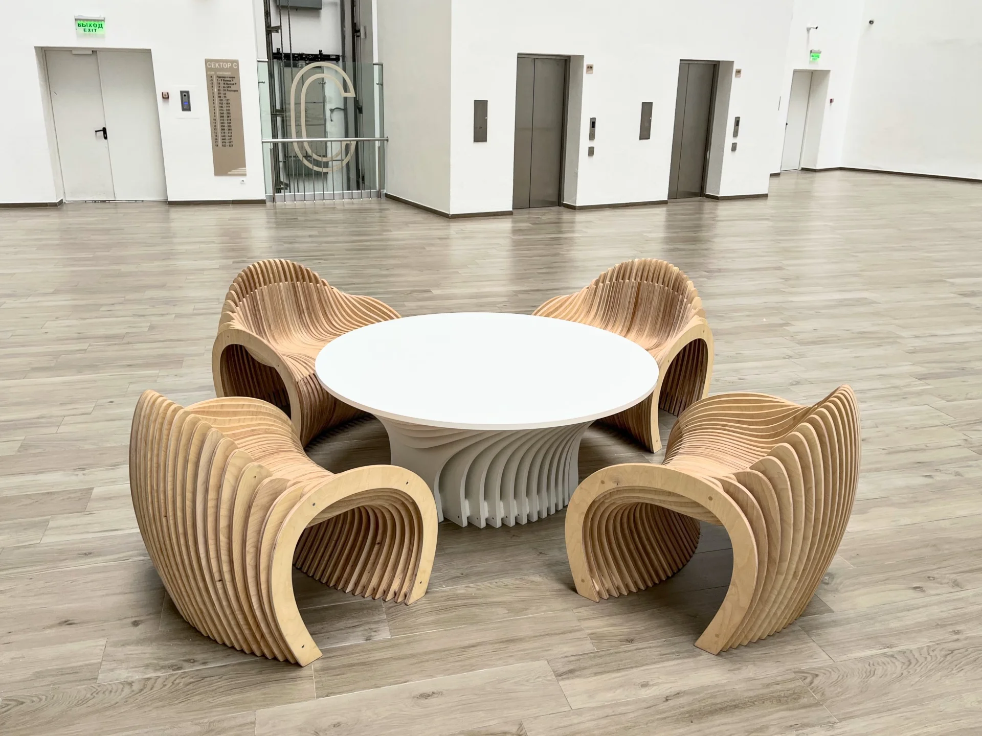 Armchairs Royal for residential complex